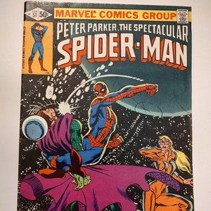 SPECTACULAR SPIDERMAN #51 (FEB 1981) STERN SEVERIN MOONEY MILLER RUBINSTEIN